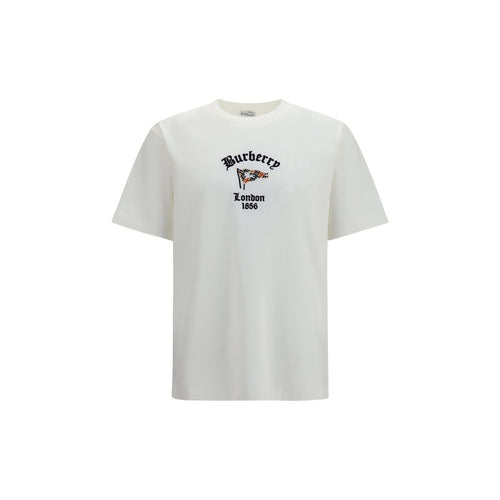 Burberry White Cotton T-Shirt