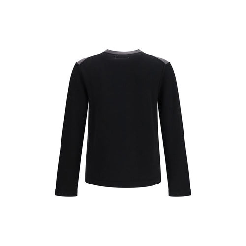 MM6 Black Wool Oves Aries Sweatshirt