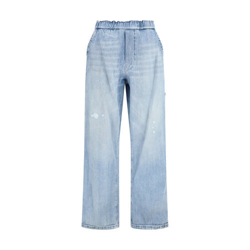 MM6 Blue Cotton Jeans Denim