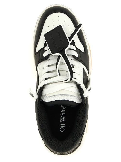 Off-White Bicolor Calfskin Low Top Sneakers