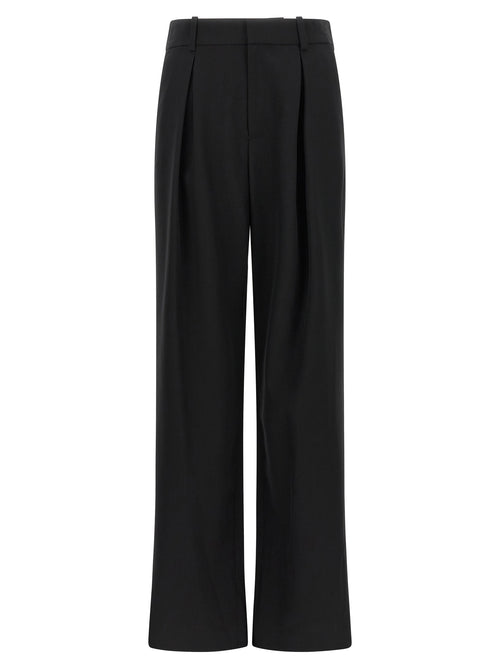 MM6 Maison Margiela Black Polyester Casual Pants