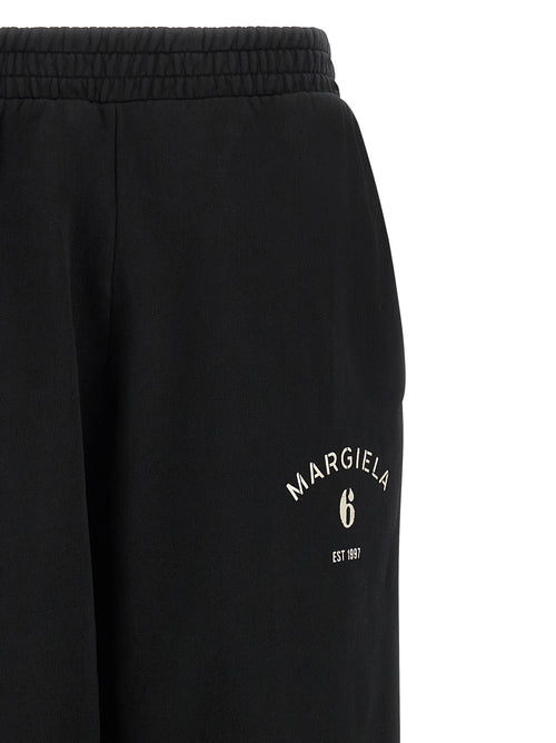MM6 Maison Margiela Black Cotton Joggers (Workout Pants)