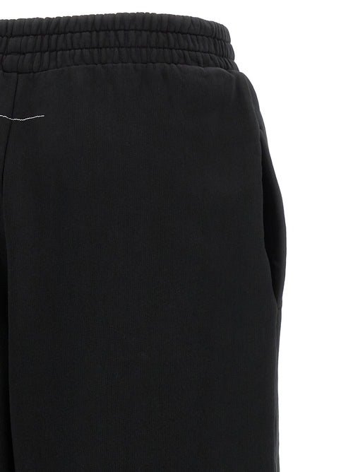 MM6 Maison Margiela Black Cotton Joggers (Workout Pants)