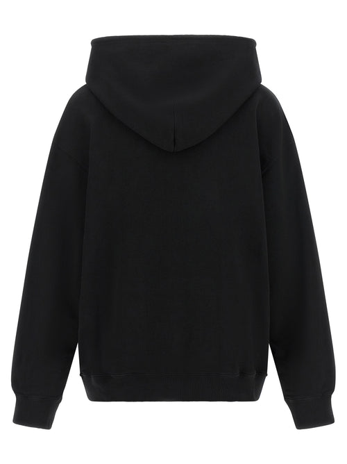 MM6 Maison Margiela Black Cotton Sweatshirt