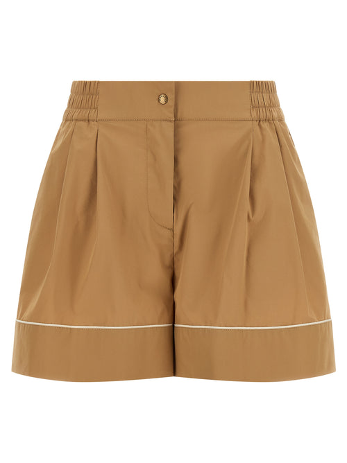 Moncler Beige Nylon Bermuda Shorts