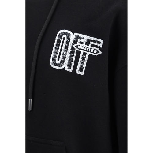 Off-White Black Cotton Sweatshirt