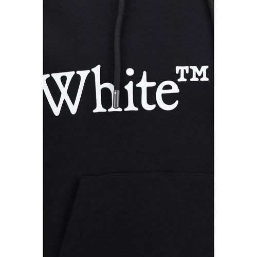 Off-White Black Cotton Sweatshirt