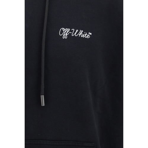 Off-White Black Cotton Sweatshirt