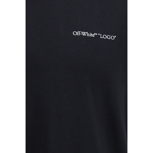 Off-White Black Cotton T-Shirt