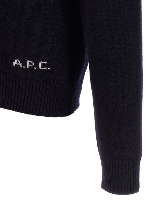 A.P.C. Blue Wool Cardigan
