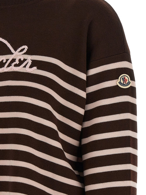 Moncler Brown Virgin Wool Cardigan