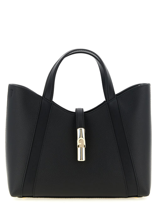 Furla Black Calfskin Tote Bag