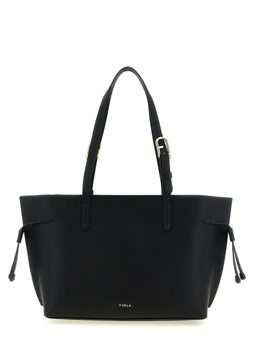 Furla Black Calfskin Tote Bag