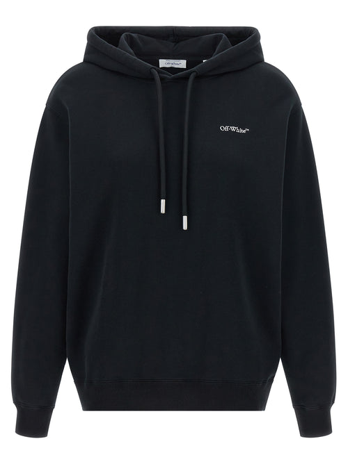 Off-White Black Cotton Sweatshirt