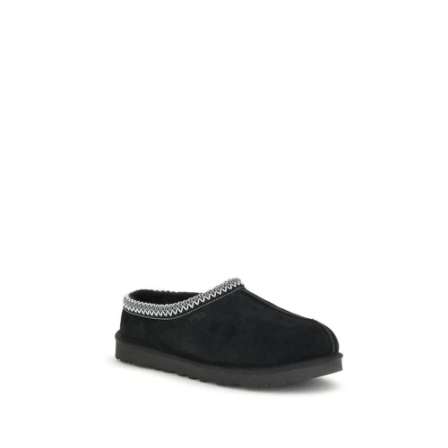 UGG Black Calf Leather Bos Taurus Mules
