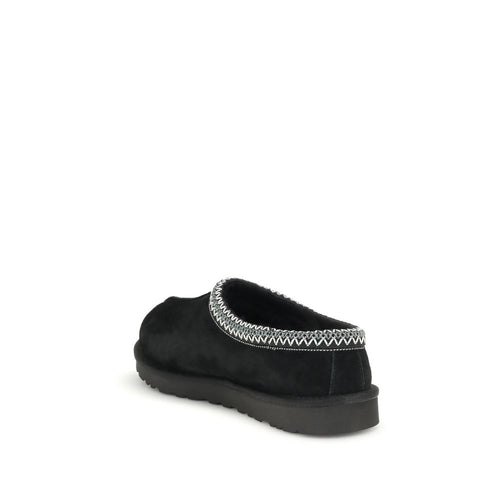 UGG Black Calf Leather Bos Taurus Mules