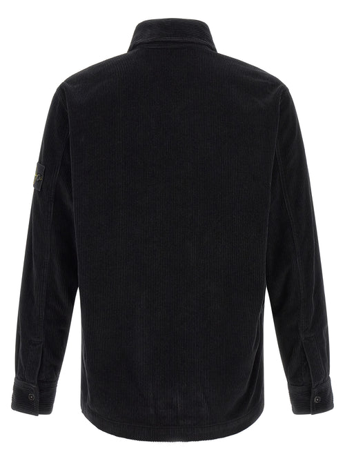 Stone Island Black Cotton Blouse