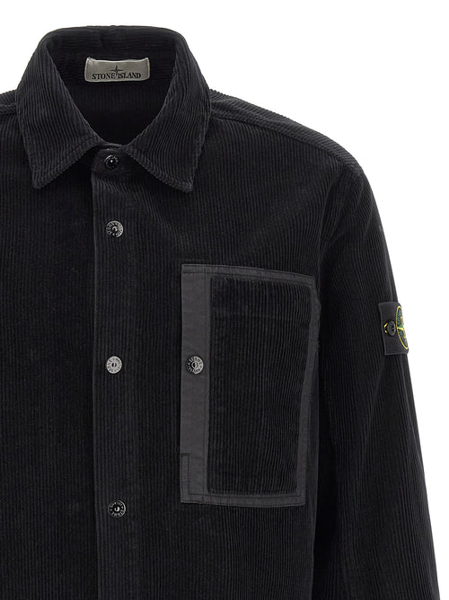 Stone Island Black Cotton Blouse