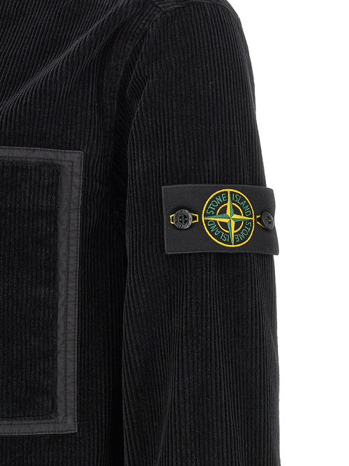 Stone Island Black Cotton Blouse