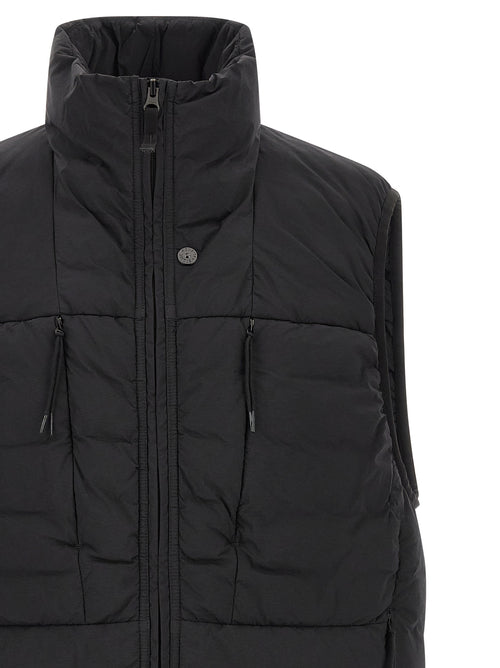 Stone Island Black Polyamide Sleeveless Jacket