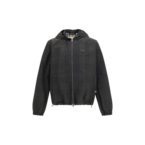 Burberry Brown Cotton Shell Jacket