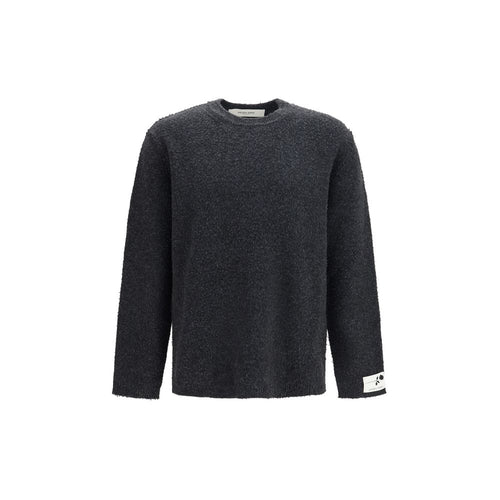 Golden Goose Gray Wool Oves Aries Sweatshirt