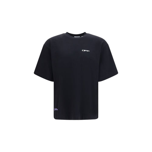 Off-White Black Cotton T-Shirt
