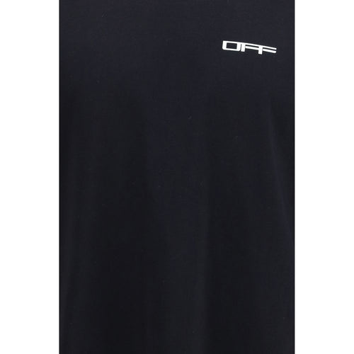 Off-White Black Cotton T-Shirt