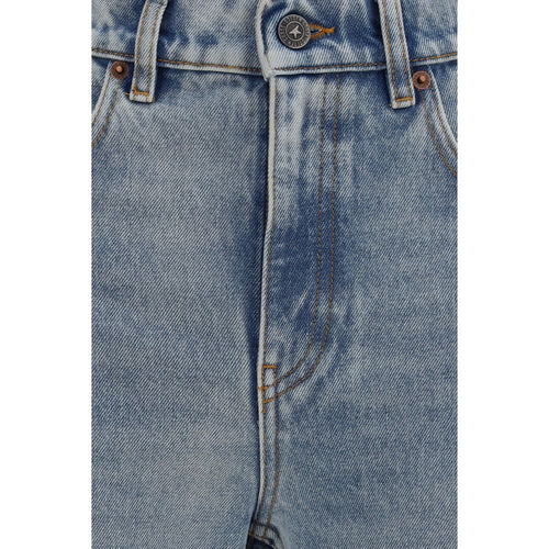 Golden Goose Blue Cotton Straight-Leg Jeans