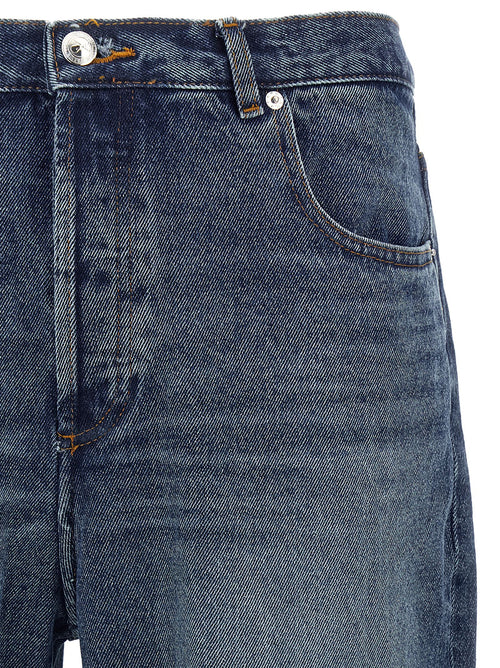 A.P.C. Blue Cotton Straight-Leg Jeans