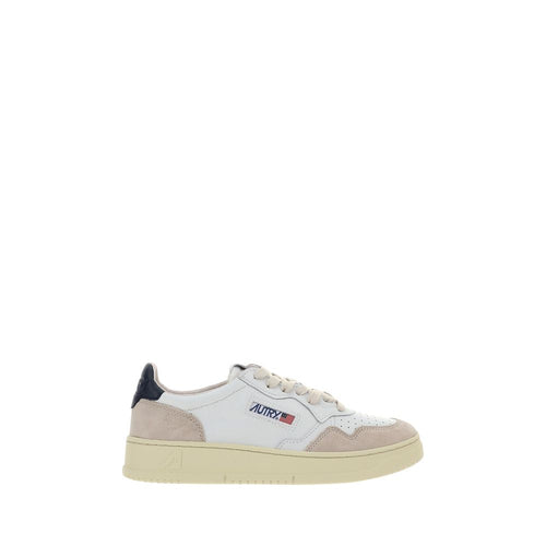 Autry White Calf Leather Bos Taurus Athletic Sneakers