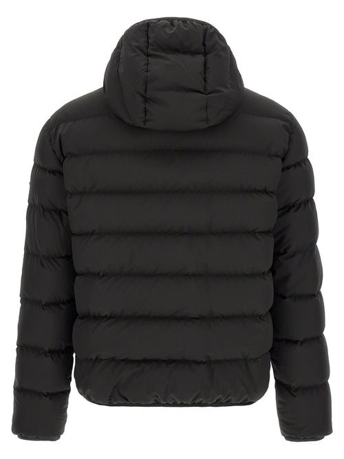 Moncler Black Polyester Full-Length Jacket