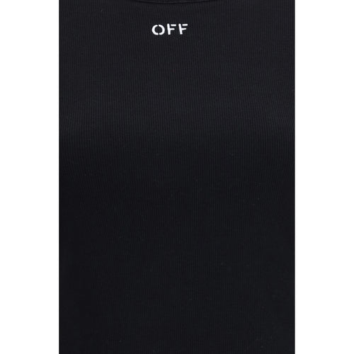 Off-White Black Cotton T-Shirt