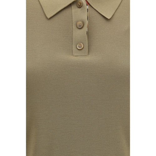Burberry Bicolor Wool Oves Aries Polo Shirt