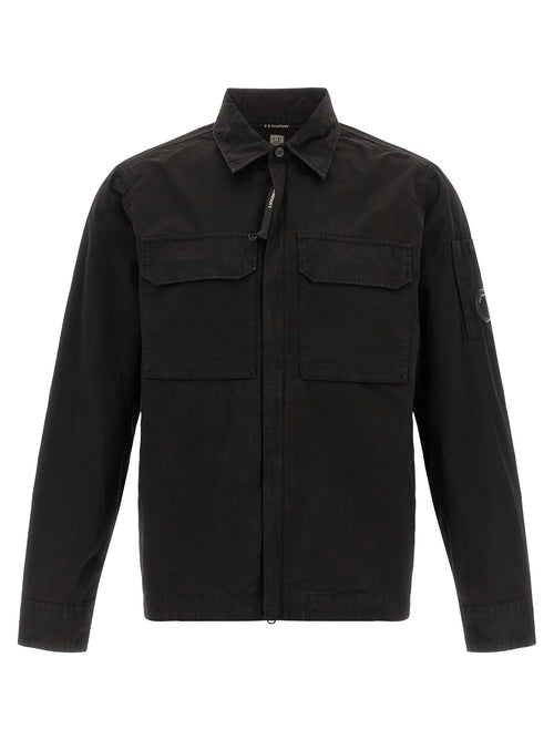 C.P. Company Black Cotton Blouse