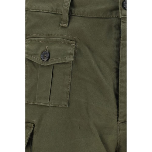 Dsquared² Bicolor Cotton Bermuda Shorts