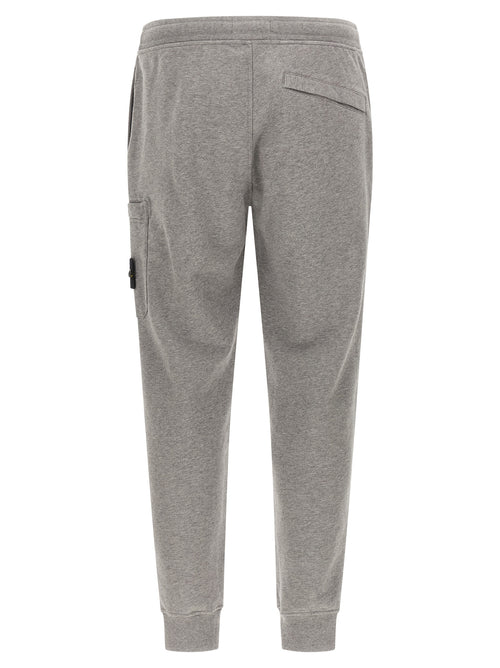 Stone Island Gray Cotton Joggers (Workout Pants)