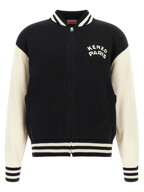 Kenzo Bicolor Cotton Cardigan