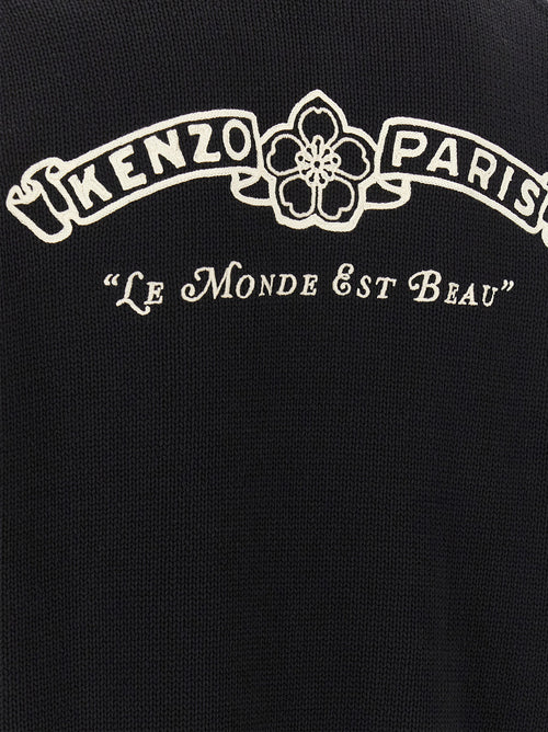 Kenzo Bicolor Cotton Cardigan