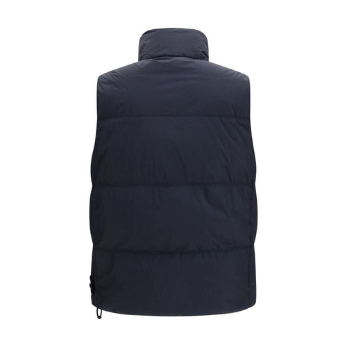 Stone Island Blue Goose Down Sleeveless Jacket