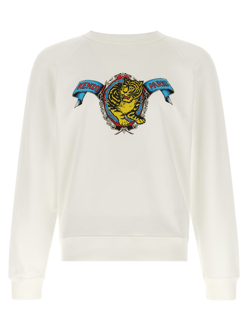 Kenzo White Viscose Sweatshirt