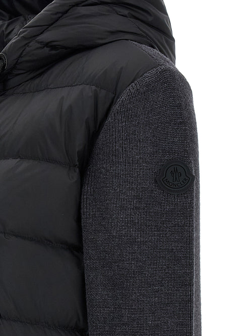 Moncler Gray Polyamide Cardigan