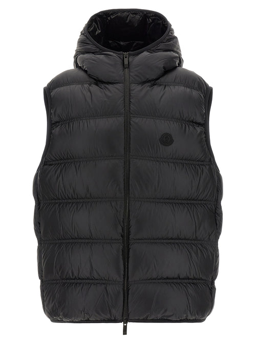 Moncler Black Polyamide Sleeveless Jacket