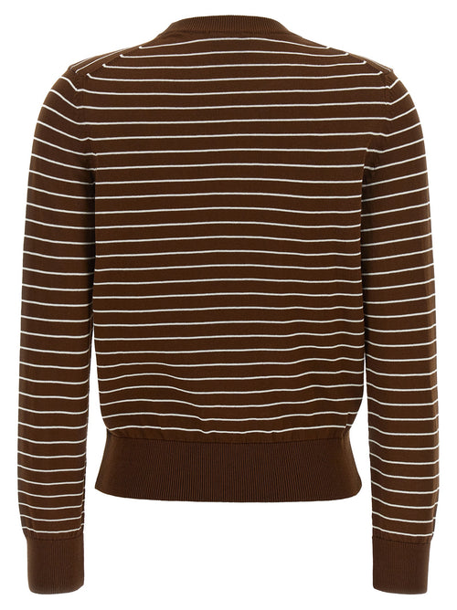 A.P.C. Brown Cotton Cardigan