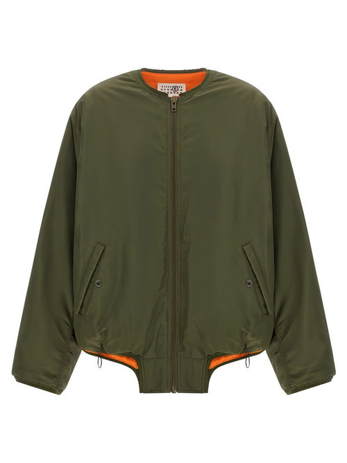 MM6 Maison Margiela Bicolor Polyamide Bomber