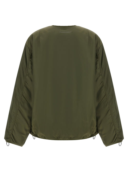 MM6 Maison Margiela Bicolor Polyamide Bomber