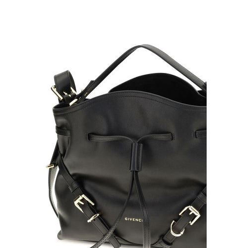 Givenchy Black Calf Leather Bos Taurus Backet Bag