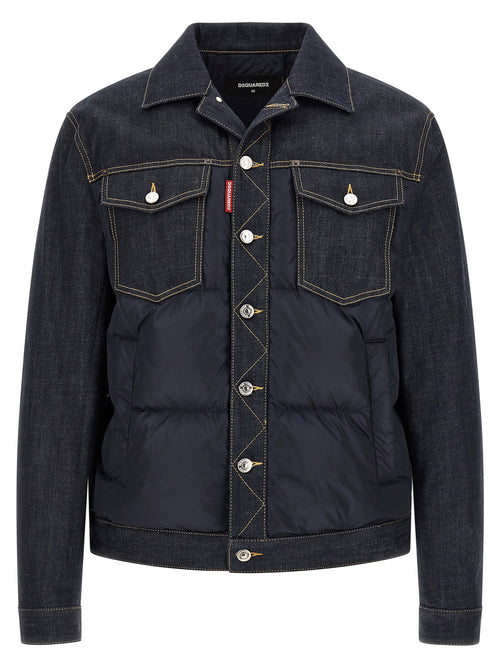 Dsquared² Blue Cotton Denim Jacket