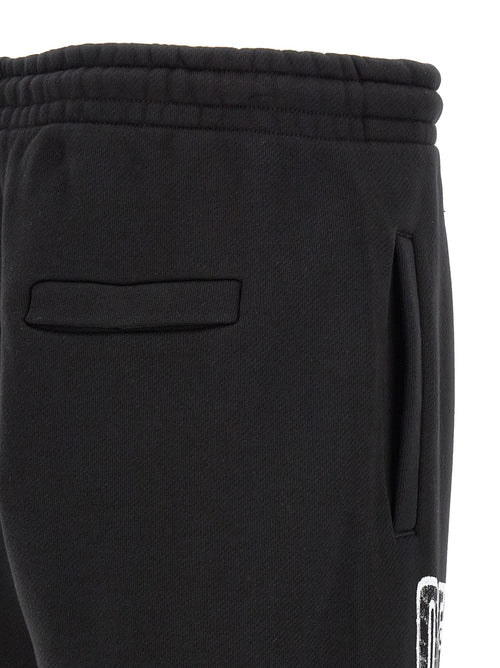 Off-White Black Cotton Joggers (Workout Pants)