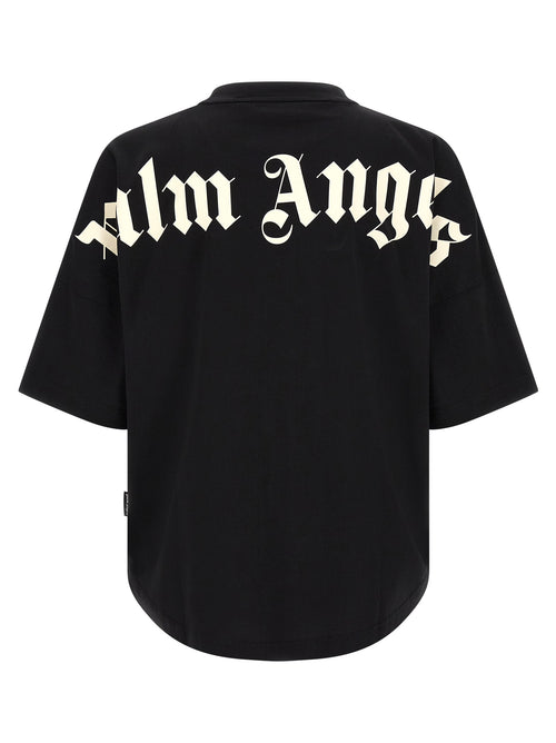 Palm Angels Black Cotton T-Shirt
